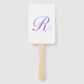 Buchstabenkonfetti "R" Fächer (Rückseite)