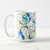 Buchstabenkonfetti "S" Kaffeetasse (Links)