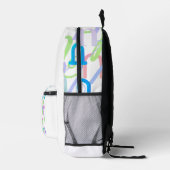 Buchstabenkonfetti "U" Bedruckter Rucksack (Rechts)