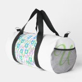 Buchstabenkonfetti "U" Duffle Bag (Rechte Ecke)