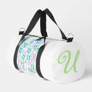 Buchstabenkonfetti "U" Duffle Bag