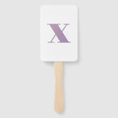 Buchstabenkonfetti "X" Fächer (Rückseite)