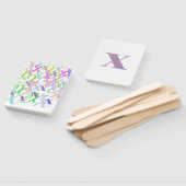 Buchstabenkonfetti "X" Fächer (Non-assembled)