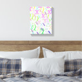 Buchstabenkonfetti "X" Leinwanddruck (Insitu (Schlafzimmer))