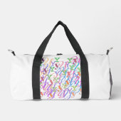 Buchstabenkonfetti "Y" Duffle Bag (Vorderseite)