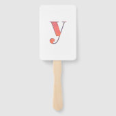 Buchstabenkonfetti "Y" Fächer (Rückseite)