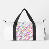 Buchstabenkonfetti "Z" Duffle Bag (Vorderseite)