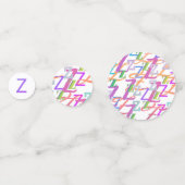 Buchstabenkonfetti "Z" Konfetti (Vorderseiten)