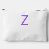 Buchstabenkonfetti "Z" Zubehörtasche (Rückseite)