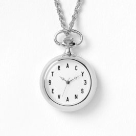 Buchstabennummern Armbanduhr