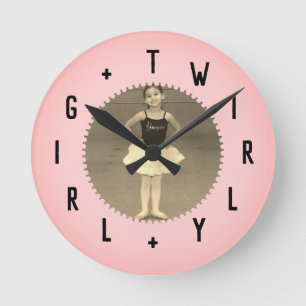 Buchstabennummern Runde Wanduhr