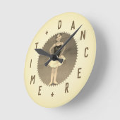 Buchstabennummern Runde Wanduhr (Winkel)