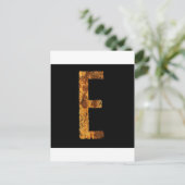 Buchstabentypo Postkarte (Stehend Vorderseite)