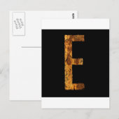 Buchstabentypo Postkarte (Vorne/Hinten)