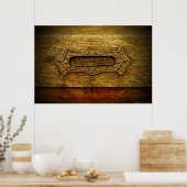 Buchstabenumsatz drucken/Poster Poster (Küche)