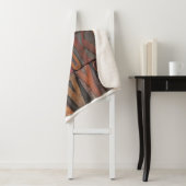 Buchstabenzufall - Vintages Buchstabenholz Sherpadecke (Beispiel)