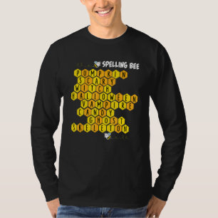 Buchstabierwettbewerb-Wortwitz-Halloween-Kostüm fü T-Shirt