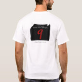 Buchstabierwettbewerb (zurück nummeriert) T-Shirt (Rückseite)