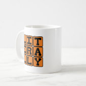 buchstäblich nicht figurativ kaffeetasse (Vorderseite Links)