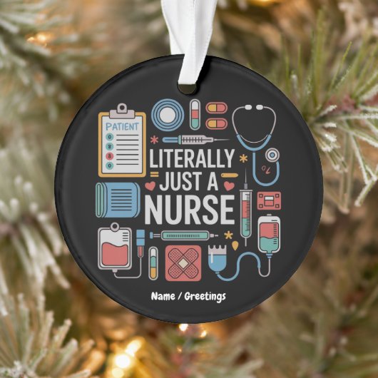 buchstäblich nur ein Krankenpfleger-Geschenk Ornament (Baum)
