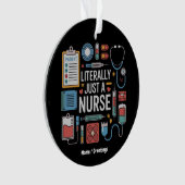 buchstäblich nur ein Krankenpfleger-Geschenk Ornament (Vorderseite)