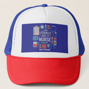 buchstäblich nur ein Krankenpfleger-Geschenk Truckerkappe