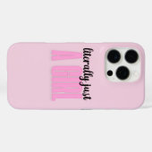 buchstäblich nur ein Mädchen - iPhone 16 Pro Hülle (Rückseite (Horizontal))
