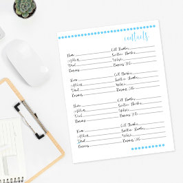 Buchstandpapier kontaktieren | Baby Blue