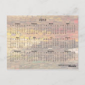Buchstapel 2013 Kalender Postkarte (Rückseite)