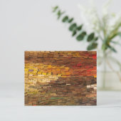 Buchstapel 2014 Kalender Postkarte (Stehend Vorderseite)