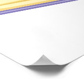 Buchstapel Kunst und Lesen Poster (Ecke)