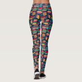 Buchstapel Leggings (Rückseite)