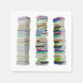 Buchstapel Napkins Serviette (Vorderseite)