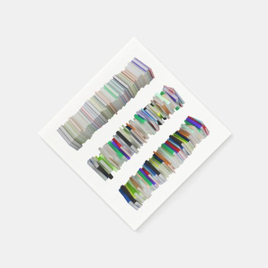 Buchstapel Napkins Serviette (Ecke)