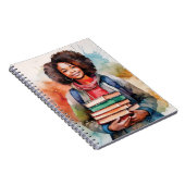 Buchstapel Notizblock (Rechte Seite)