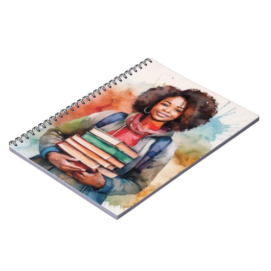 Buchstapel Notizblock (Linke Seite)