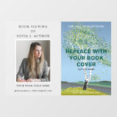 Buchstart Unterschrift für Werbeagenturen Fensteraufkleber (Blatt)