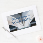 Buchsticker Rechteckiger Aufkleber (Umschlag)