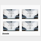 Buchsticker Rechteckiger Aufkleber (Blatt)