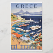 Bucht 1955 Griechenlands Athen des Castella Briefpapier (Vorderseite)