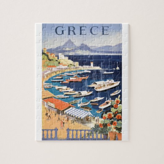 Bucht 1955 Griechenlands Athen des Castella Puzzle (Vertikal)