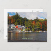 Bucht, Alton Bay Cove NH Postkarte (Vorne/Hinten)