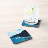 Bucht auf dem Weg nach Hana Maui Abstrakt Getränkeuntersetzer (Rechte Seite)