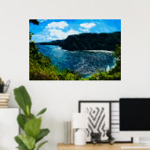 Bucht Auf dem Weg nach Hana Maui Hawaii Abstrakt Poster (Heimbüro)