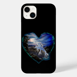 Bucht bei Nacht , Dolphin-Liebe Case-Mate iPhone 14 Plus Hülle