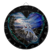 Bucht bei Nacht , Dolphin-Liebe Dartscheibe (vorne)