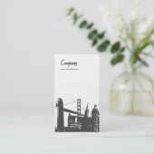 Bucht-Bereich Visitenkarte (Stehend Vorderseite)