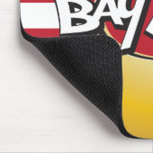 Bucht-Bereichs-Rot u. Goldmausunterlage Mousepad (Ecke)