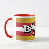 Bucht-Bereichs-Rot u. GoldTasse Tasse (Links)