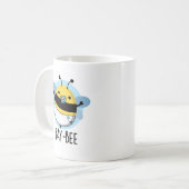 Bucht-Biene Funny Baby Bee Pun Kaffeetasse (Vorderseite Links)